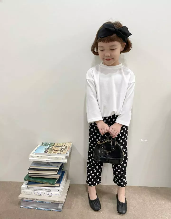 Dsaint - Korean Children Fashion - #littlefashionista - Dot Dot Pants - 9
