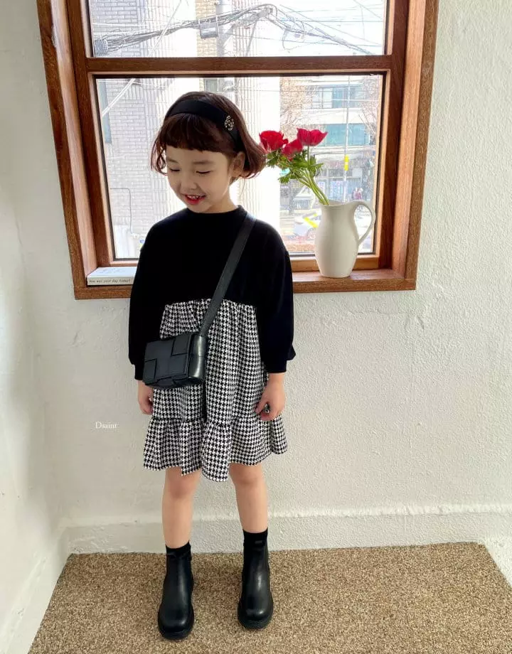 Dsaint - Korean Children Fashion - #littlefashionista - You And I Top Bottom Set - 5