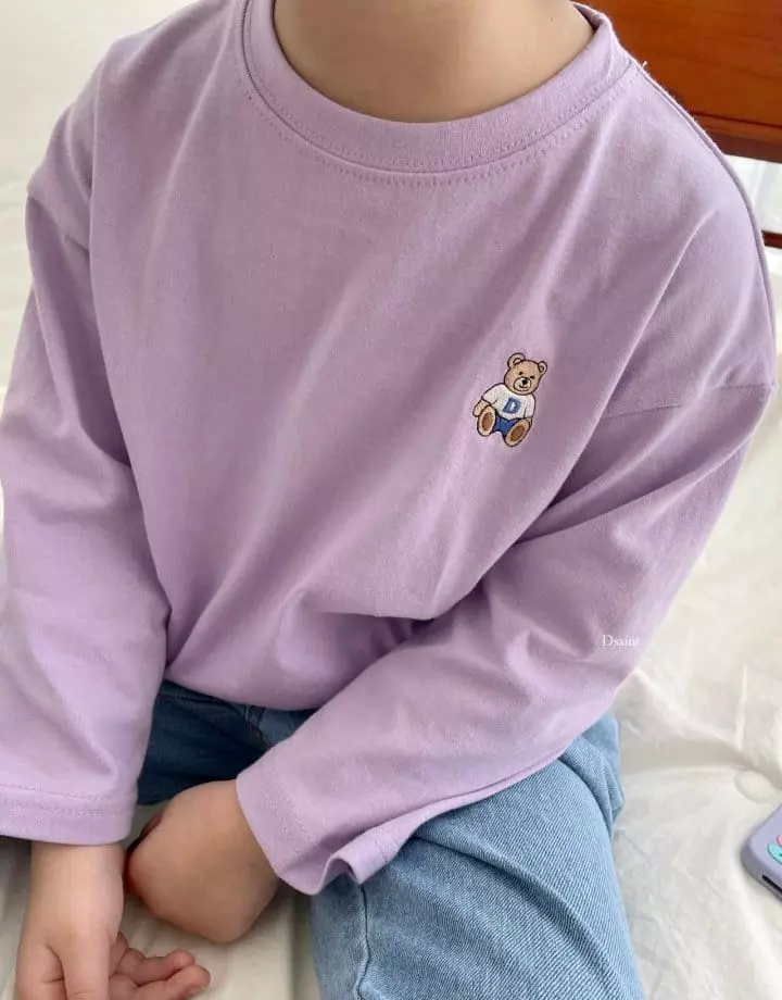 Dsaint - Korean Children Fashion - #magicofchildhood - Sit Bear Tee - 12