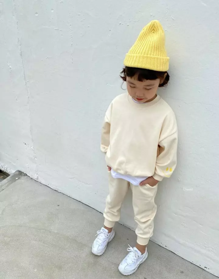 Dsaint - Korean Children Fashion - #magicofchildhood - Smile Layered Top Bottom Set - 6