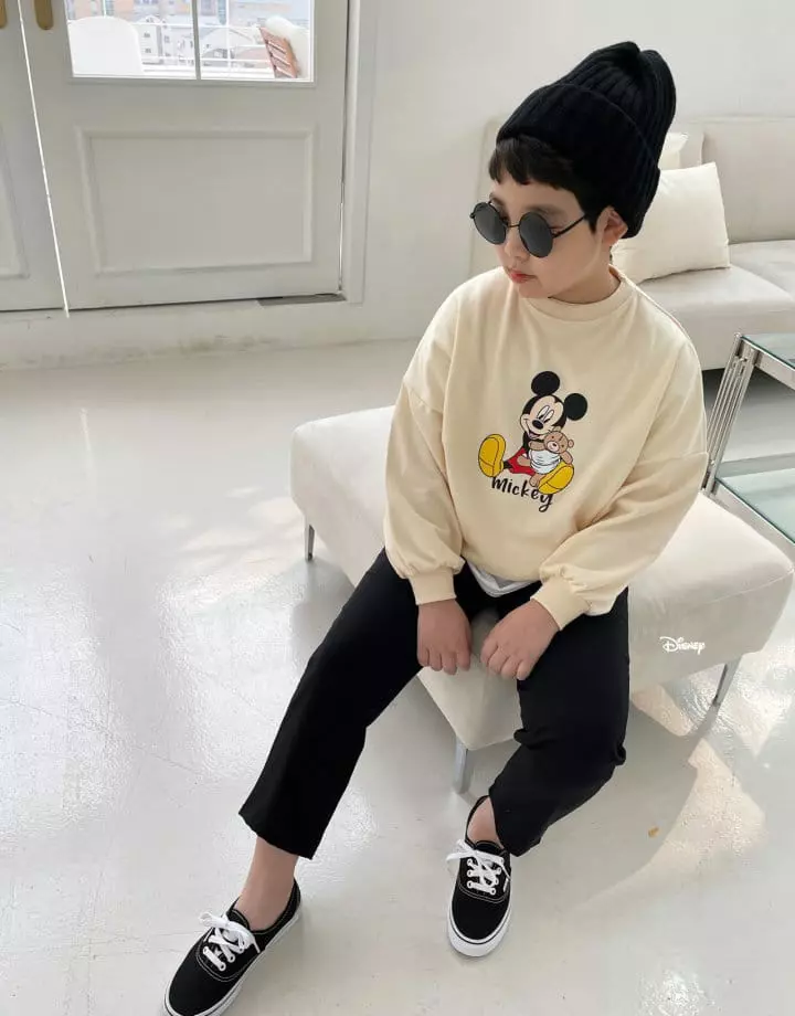 Dsaint - Korean Children Fashion - #magicofchildhood - Mickey Teddy Sweatshirt - 12