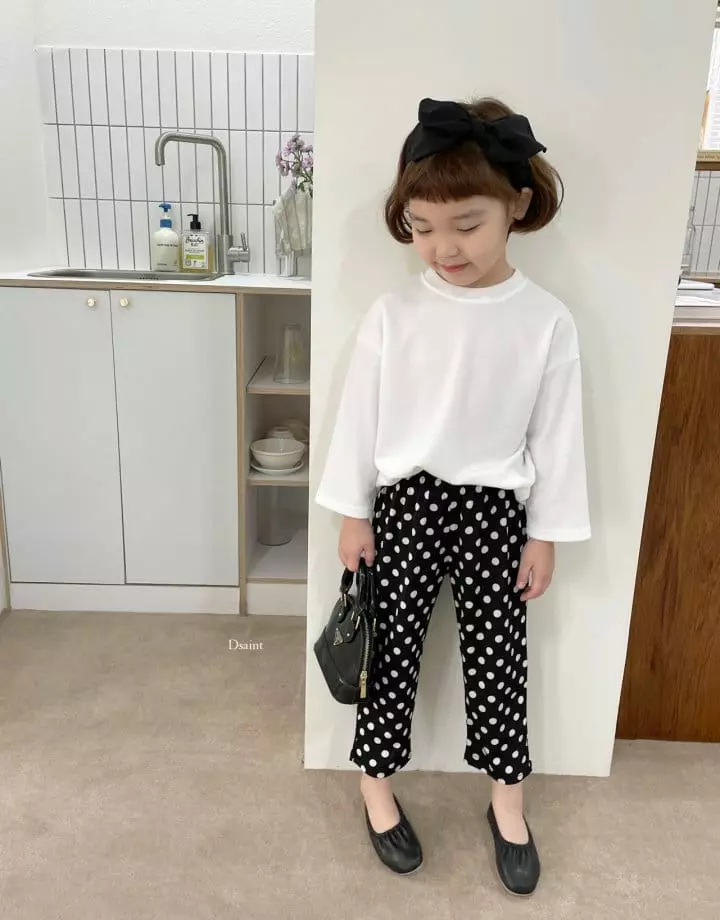Dsaint - Korean Children Fashion - #magicofchildhood - Dot Dot Pants - 10