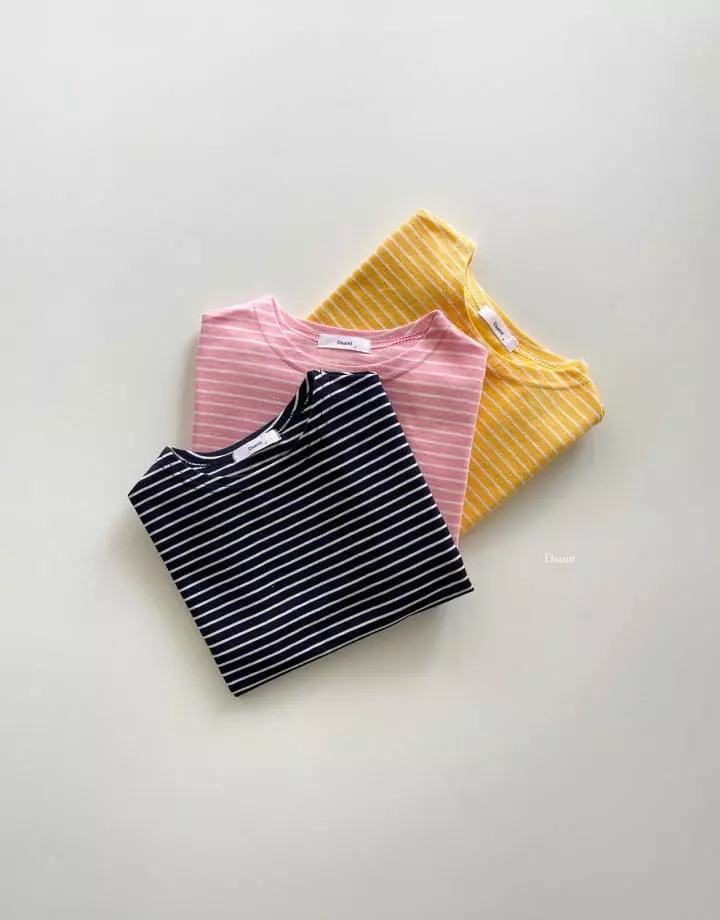 Dsaint - Korean Children Fashion - #magicofchildhood - Different Stripes Tee - 5