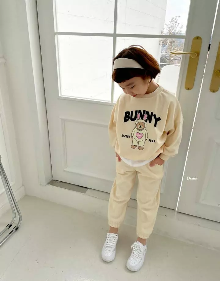 Dsaint - Korean Children Fashion - #minifashionista - Rabbit Bunny Top Bottom Set - 7