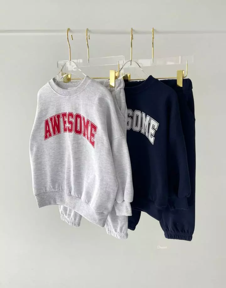 Dsaint - Korean Children Fashion - #minifashionista - Awesome Top Bottom Set