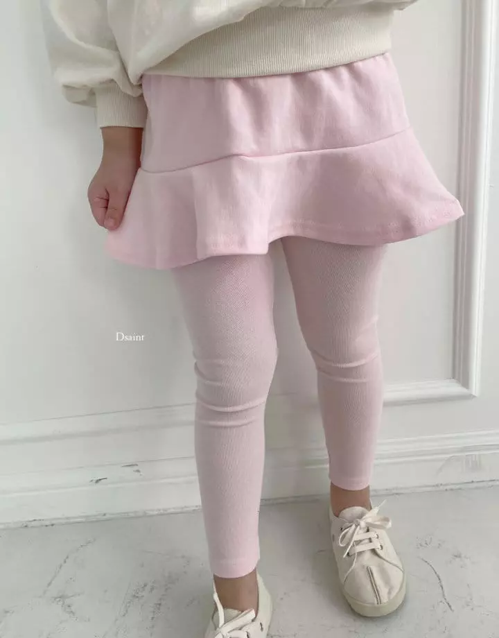 Dsaint - Korean Children Fashion - #minifashionista - Salrang Skirt Leggings - 5