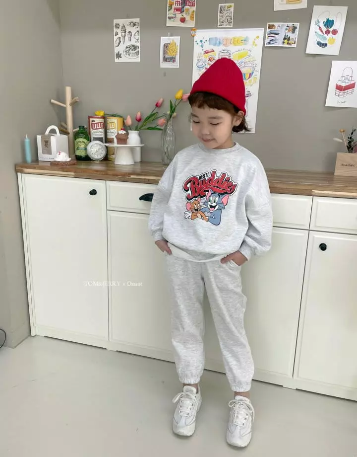 Dsaint - Korean Children Fashion - #minifashionista - Best Birdie Top Bottom Set - 3
