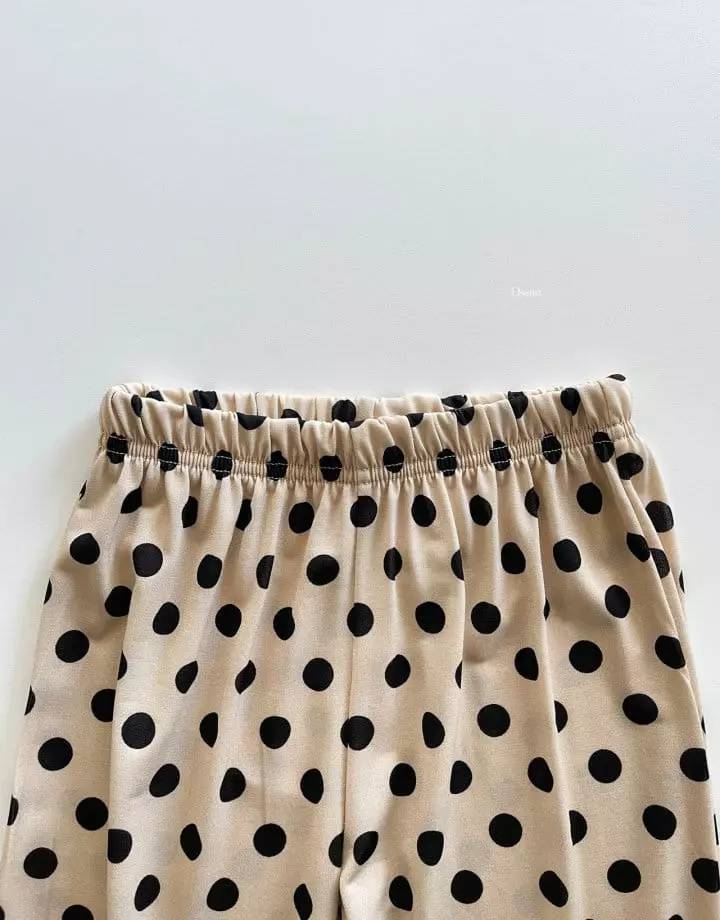 Dsaint - Korean Children Fashion - #minifashionista - Dot Dot Pants - 11