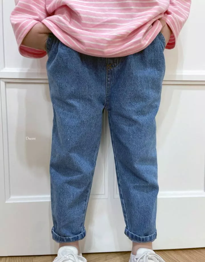 Dsaint - Korean Children Fashion - #minifashionista - Disco Baggy Jeans - 10