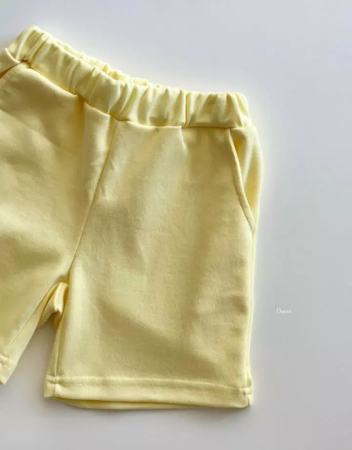 Dsaint - Korean Children Fashion - #minifashionista - Newyork Bear Short Pants Sweatshirt 3 Set - 8