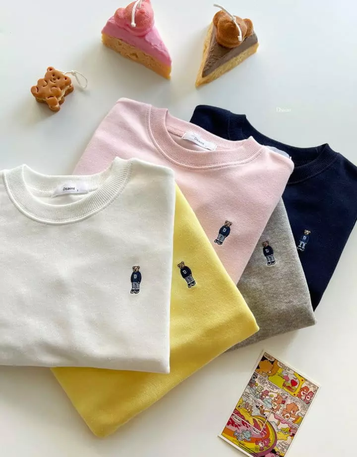Dsaint - Korean Children Fashion - #minifashionista - Small Bear Sweatshirt - 2