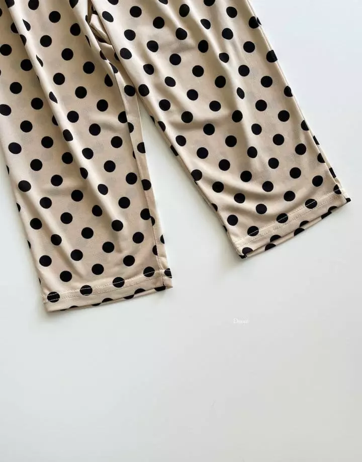 Dsaint - Korean Children Fashion - #prettylittlegirls - Dot Dot Pants - 12