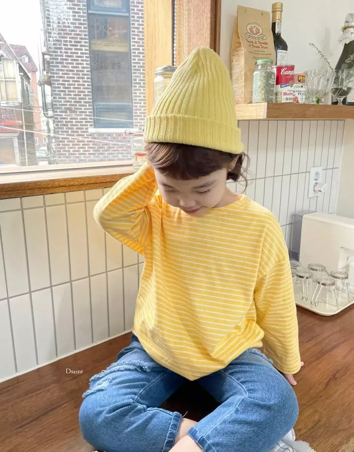 Dsaint - Korean Children Fashion - #prettylittlegirls - Different Stripes Tee - 7