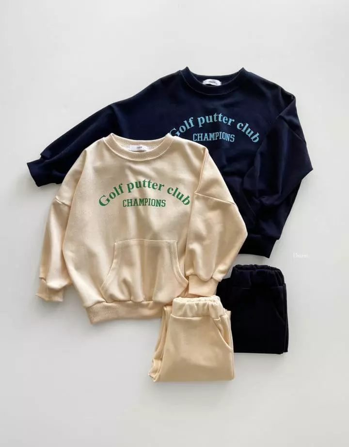 Dsaint - Korean Children Fashion - #prettylittlegirls - Golf Club Top Bottom Set - 5