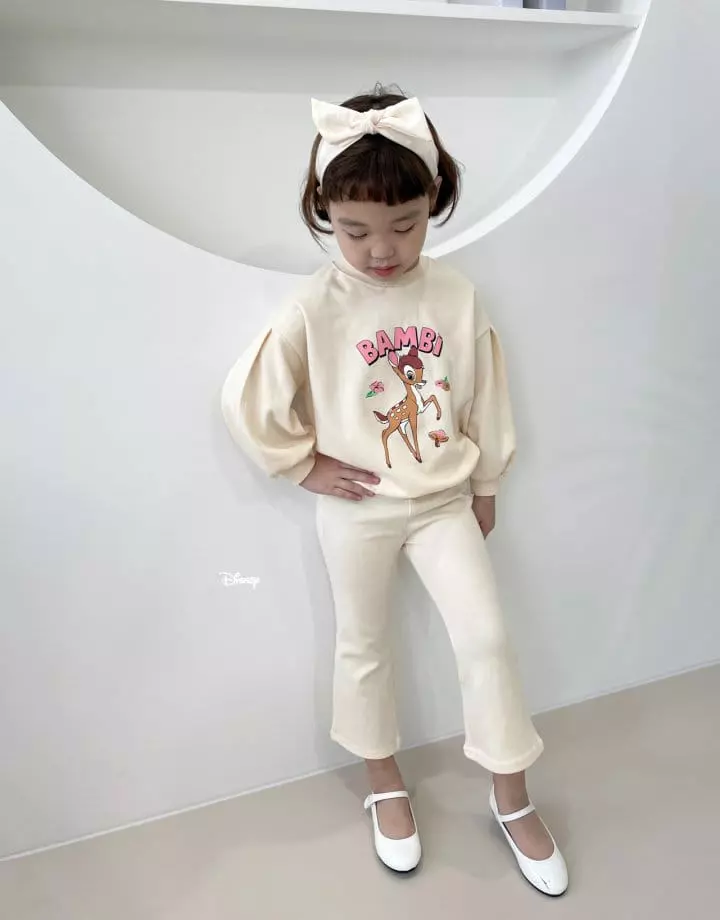 Dsaint - Korean Children Fashion - #stylishchildhood - Bambi Bootscut Top Bottom Set - 6