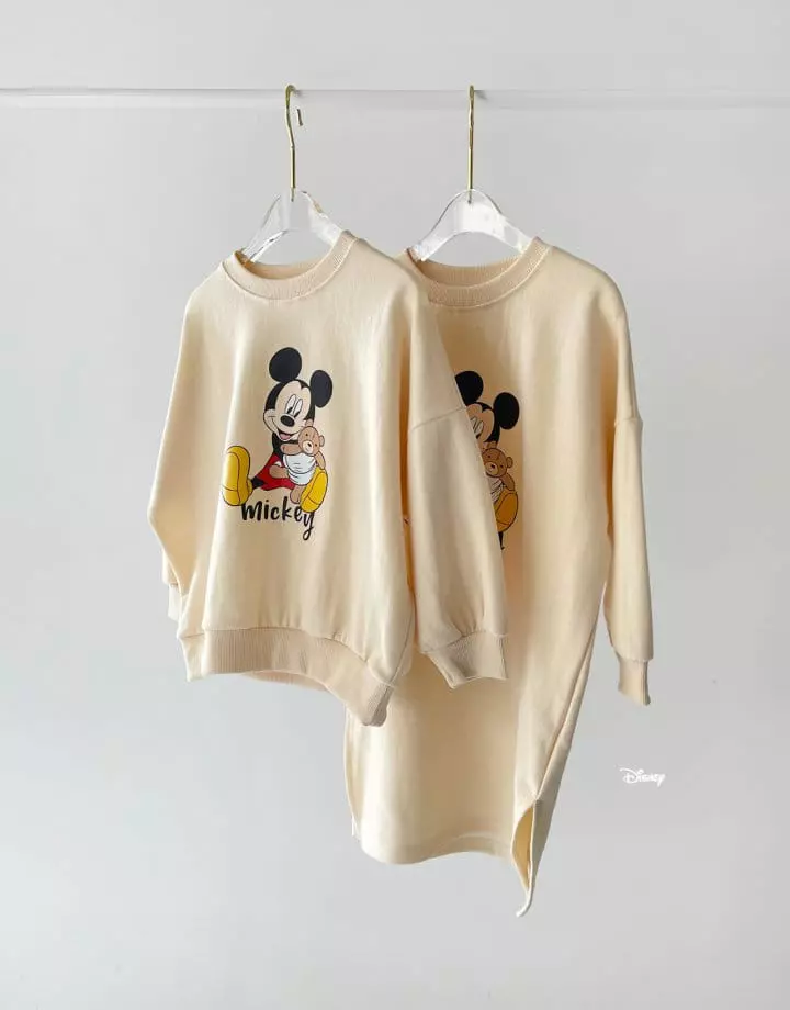 Dsaint - Korean Children Fashion - #stylishchildhood - Mickey Teddy Sweatshirt