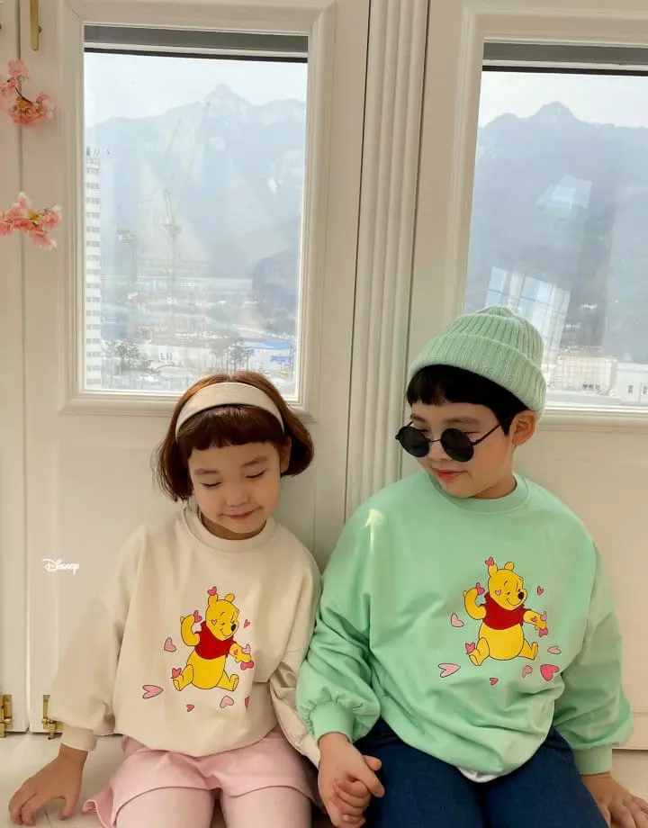 Dsaint - Korean Children Fashion - #todddlerfashion - Heart Sweatshirt - 2