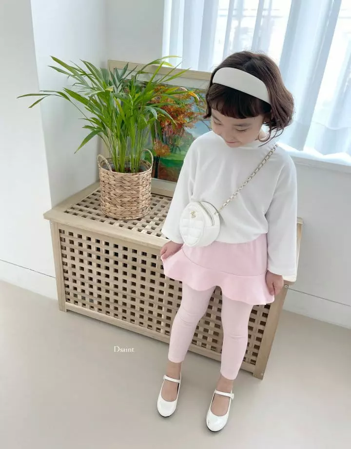 Dsaint - Korean Children Fashion - #todddlerfashion - Salrang Skirt Leggings - 7