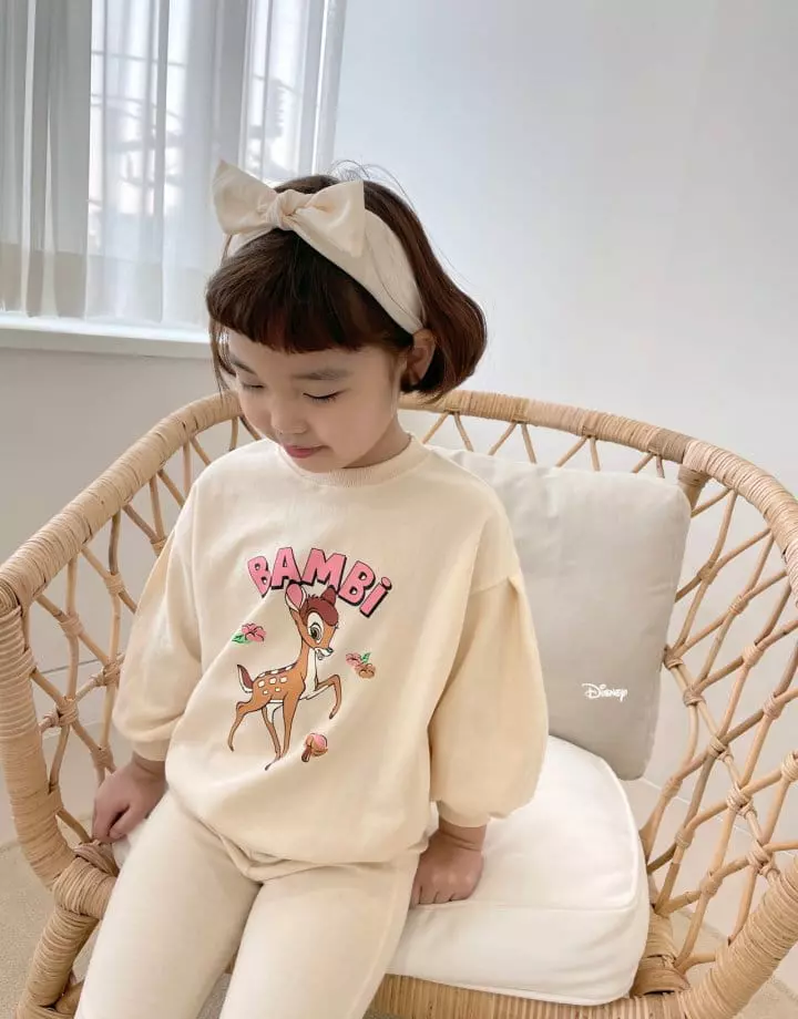 Dsaint - Korean Children Fashion - #toddlerclothing - Bambi Bootscut Top Bottom Set - 5