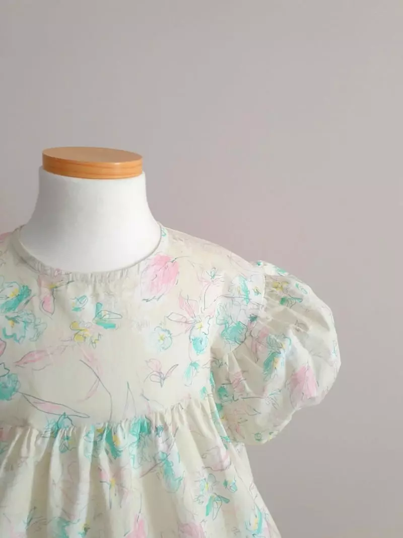 Eclair - Korean Children Fashion - #discoveringself - Garden One-piece - 8