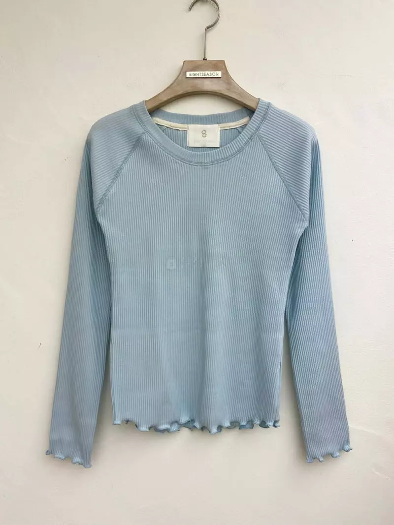 Eight Season - Korean Women Fashion - #momslook - Rib Tee - 2