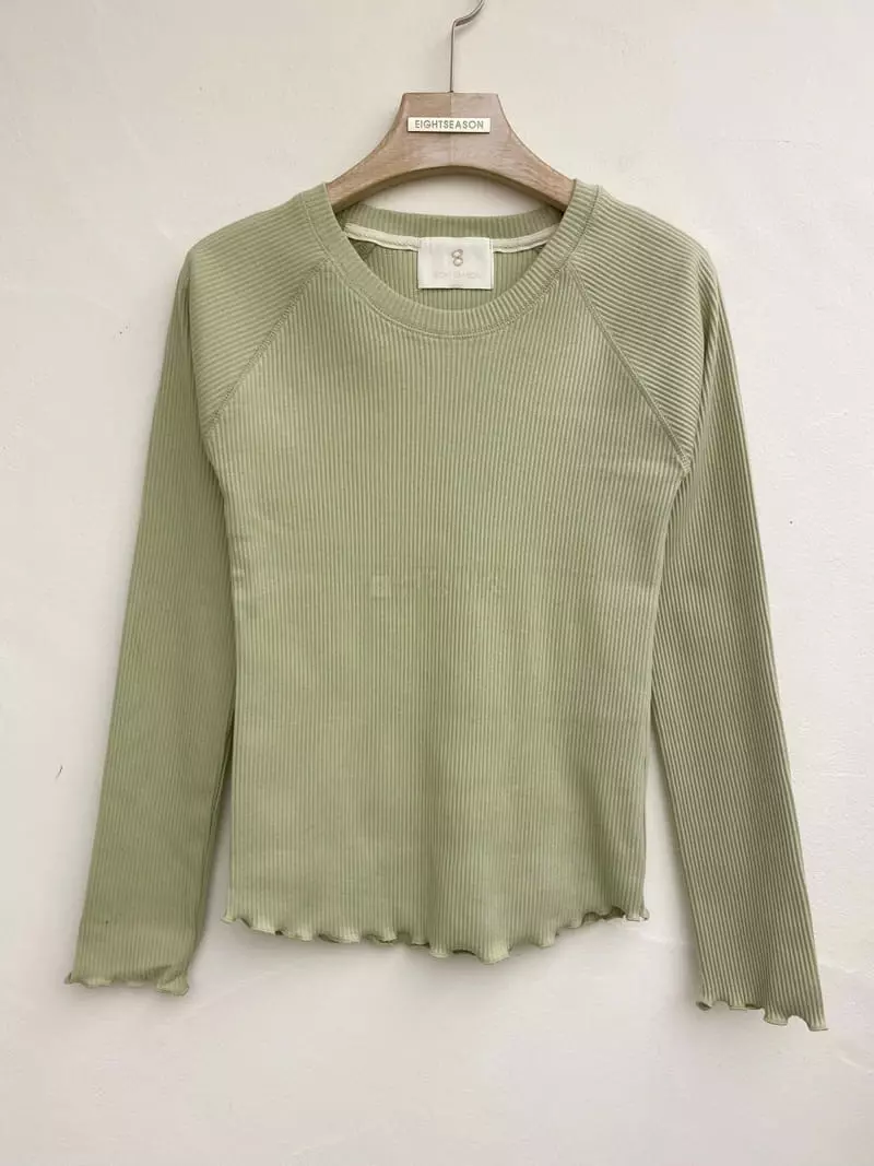 Eight Season - Korean Women Fashion - #womensfashion - Rib Tee