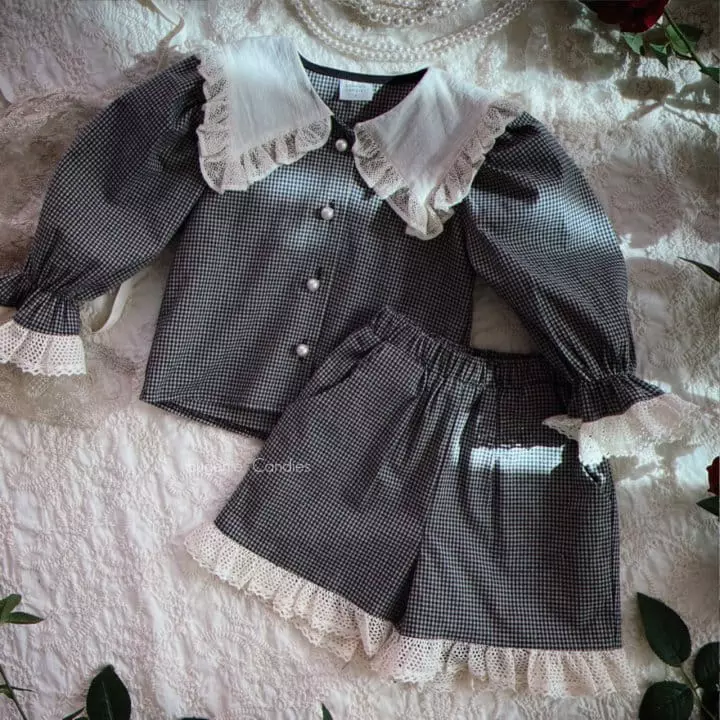 Eugenie Candies - Korean Children Fashion - #stylishchildhood - Loui Top Bottom Set - 10