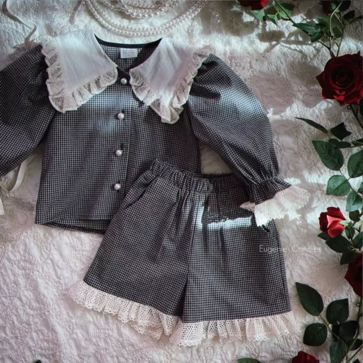 Eugenie Candies - Korean Children Fashion - #todddlerfashion - Loui Top Bottom Set - 8