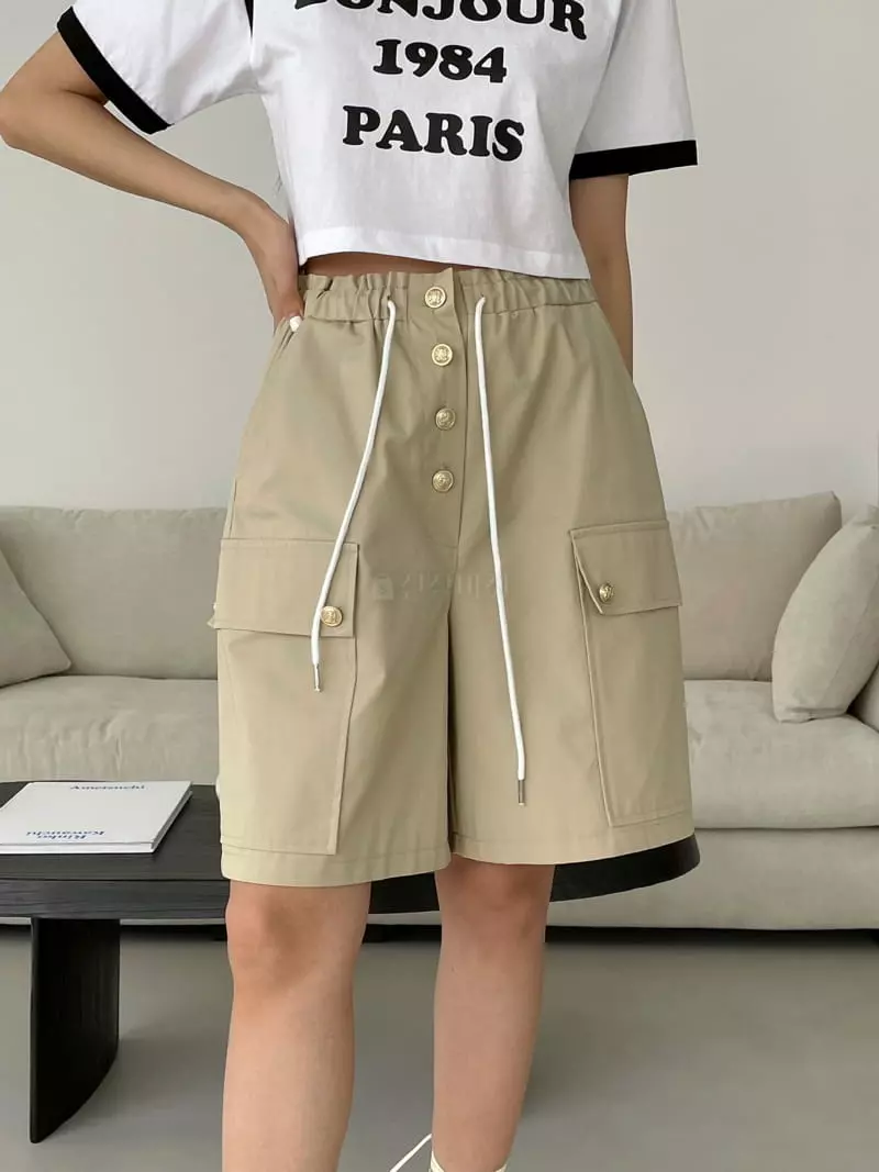 Feffer - Korean Women Fashion - #momslook - Button Pants - 2