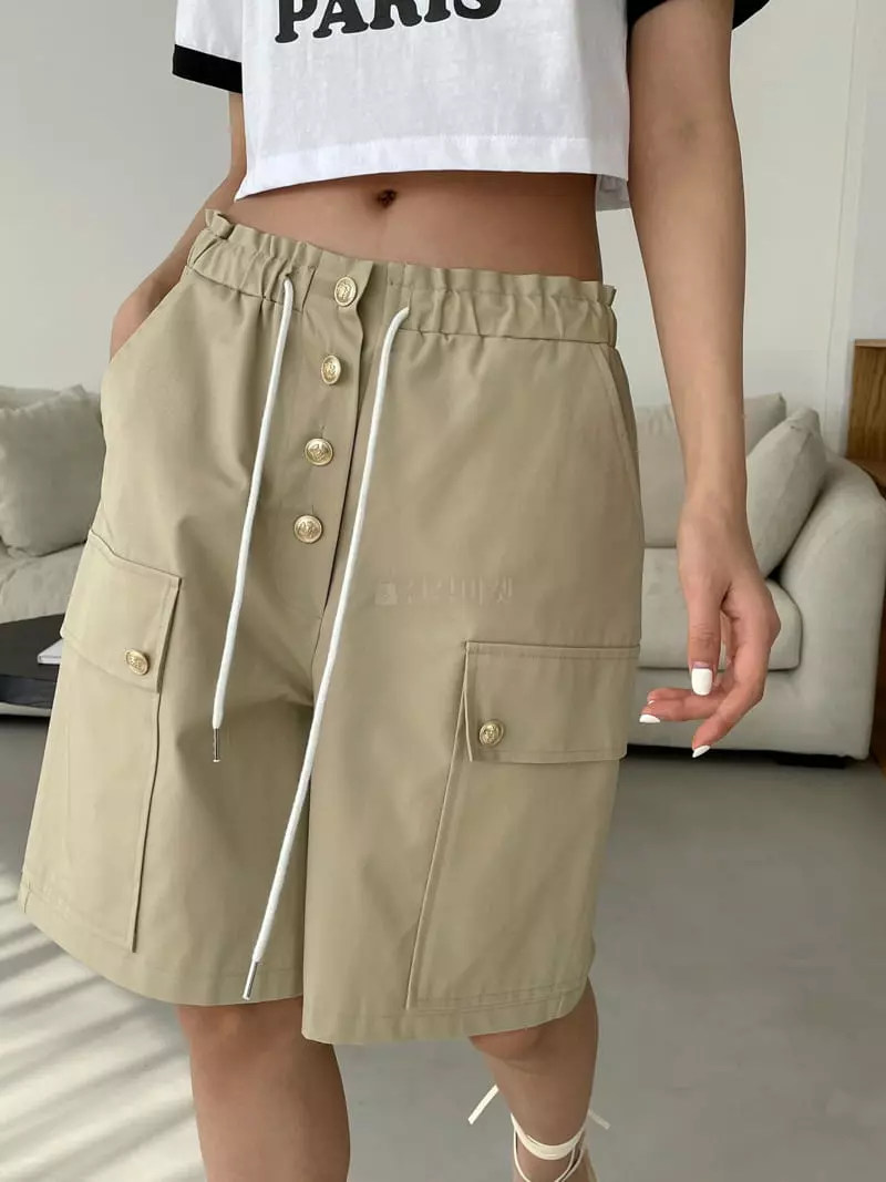 Feffer - Korean Women Fashion - #momslook - Button Pants - 4