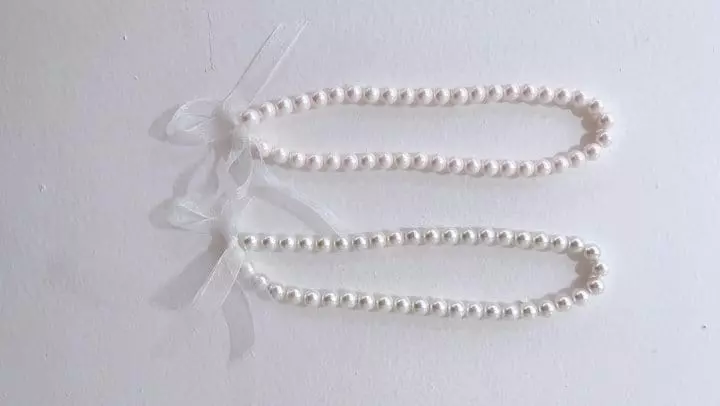 Flower J - Korean Baby Fashion - #babyoninstagram - Baby Pearl Necklace - 4