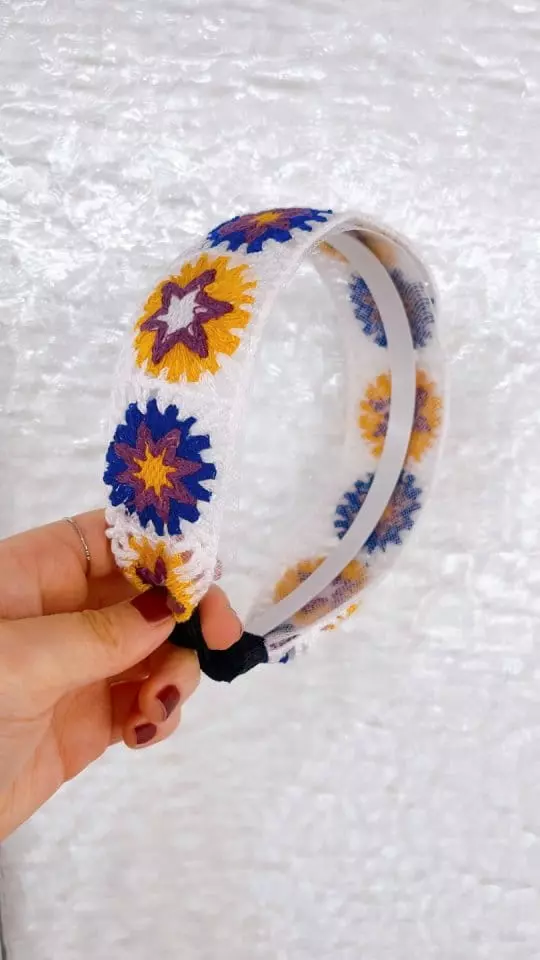 Flower J - Korean Children Fashion - #stylishchildhood - Hand Quilting Hairband - 3