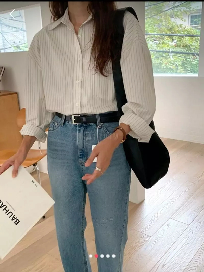 Flutter - Korean Women Fashion - #momslook - Petter Shirt Check - 3