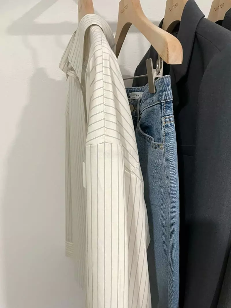 Flutter - Korean Women Fashion - #momslook - Petter Shirt Check - 5