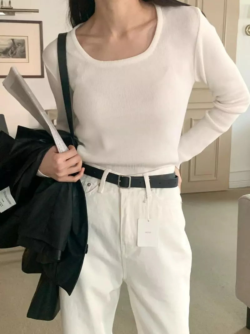 Flutter - Korean Women Fashion - #momslook - Plan Knit