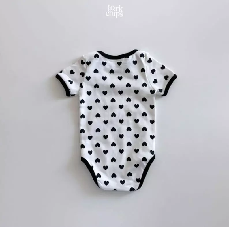 Fork Chips - Korean Baby Fashion - #babylifestyle - Heart Bodyusit - 7