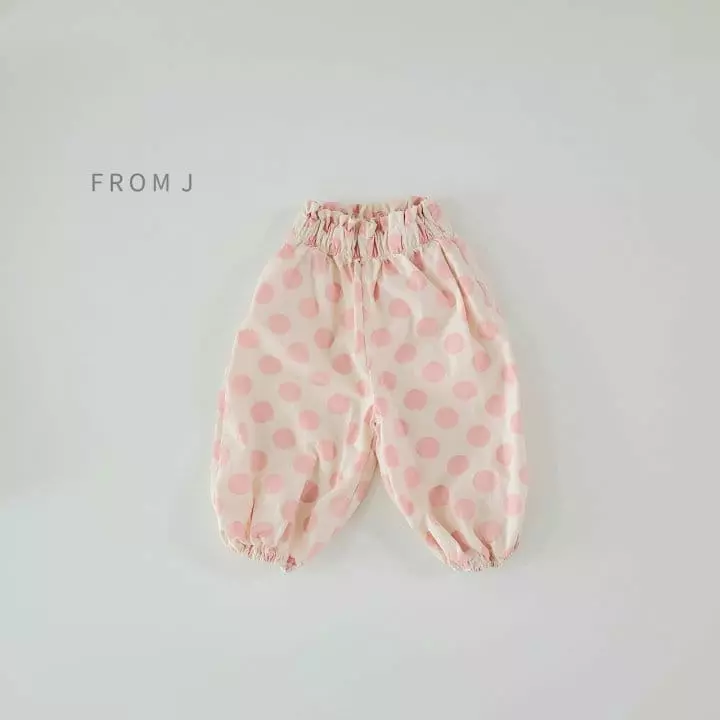 From J - Korean Baby Fashion - #babyootd - Dot Pants - 8