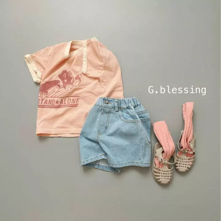 G Blessing - Korean Children Fashion - #Kfashion4kids - Roller Stripes Tee - 6