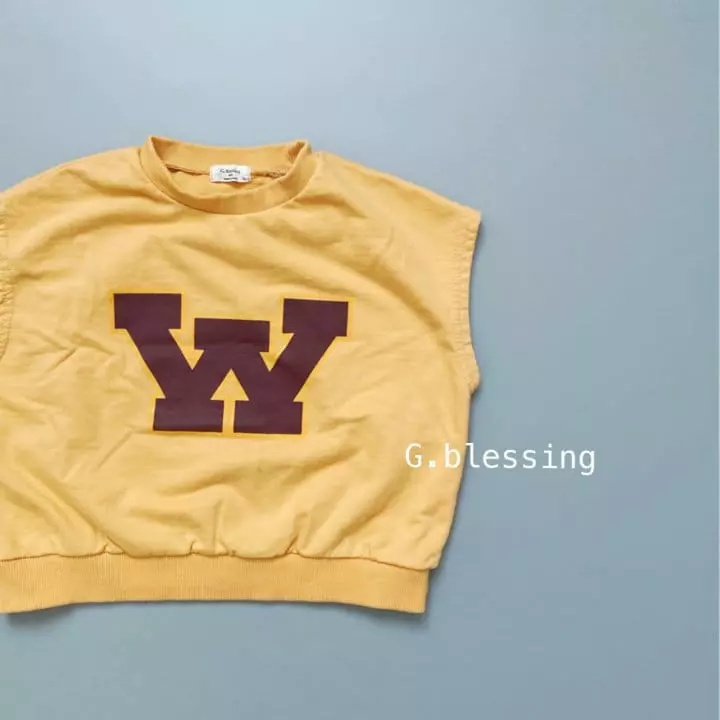 G Blessing - Korean Children Fashion - #kidzfashiontrend - W Sleeveless Sweatshirt - 4