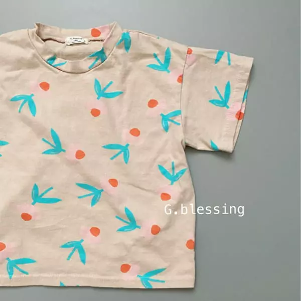 G Blessing - Korean Children Fashion - #childrensboutique - Lua Flower Tee - 2