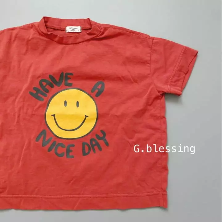 G Blessing - Korean Children Fashion - #designkidswear - Smile Loose Tee