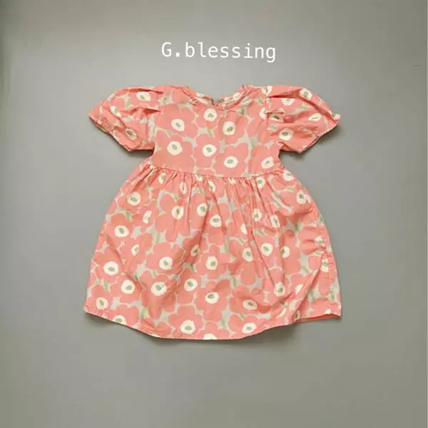 G Blessing - Korean Children Fashion - #designkidswear - Flower One-piece