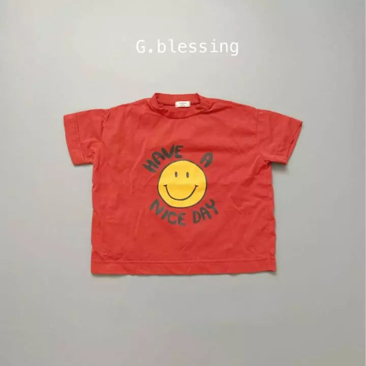 G Blessing - Korean Children Fashion - #discoveringself - Smile Loose Tee - 2