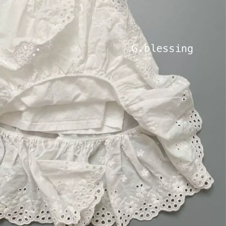G Blessing - Korean Children Fashion - #kidsshorts - Lace Skirt - 2