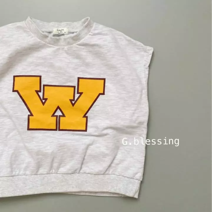 G Blessing - Korean Children Fashion - #kidsstore - W Sleeveless Sweatshirt - 2