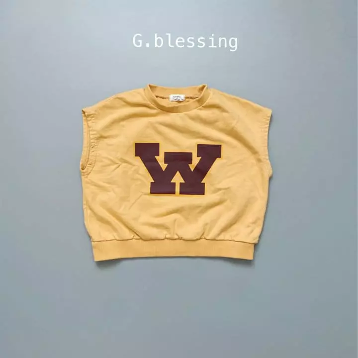 G Blessing - Korean Children Fashion - #kidzfashiontrend - W Sleeveless Sweatshirt - 3