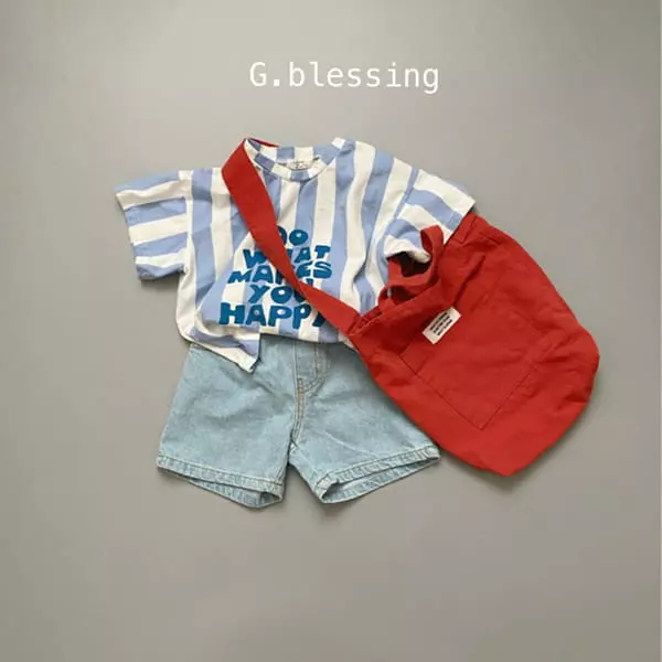 G Blessing - Korean Children Fashion - #kidzfashiontrend - Stripes Finger Tee - 5