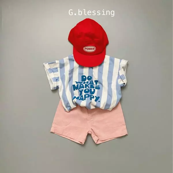 G Blessing - Korean Children Fashion - #littlefashionista - Stripes Finger Tee - 7