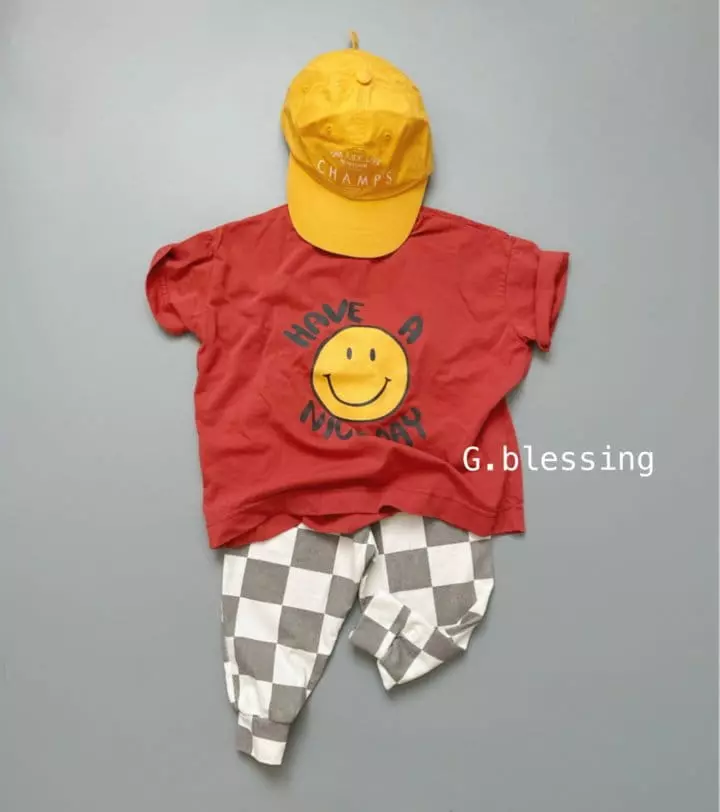 G Blessing - Korean Children Fashion - #magicofchildhood - Smile Loose Tee - 9