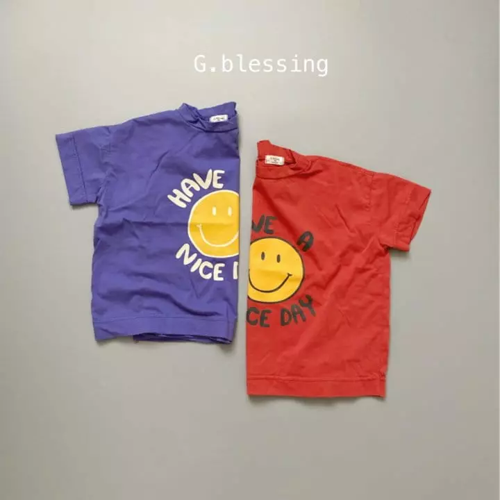 G Blessing - Korean Children Fashion - #minifashionista - Smile Loose Tee - 10